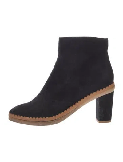 Pre-owned See By Chloé Suede Boots In Multi
