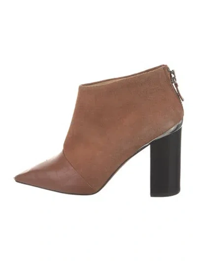 Pre-owned See By Chloé Suede Boots In Pink
