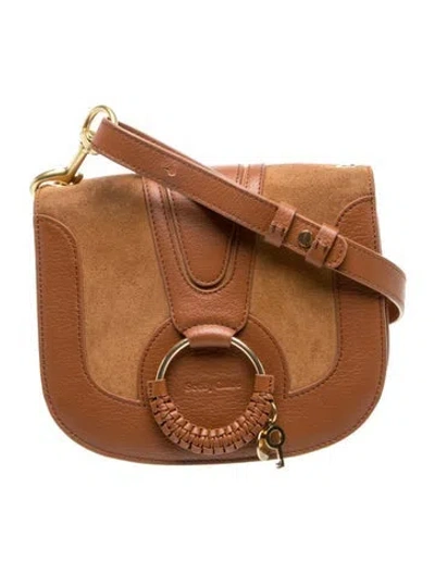 Pre-owned See By Chloé Suede Crossbody Bag In Brown