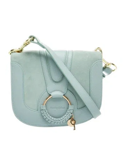 Pre-owned See By Chloé Suede Hana In Blue