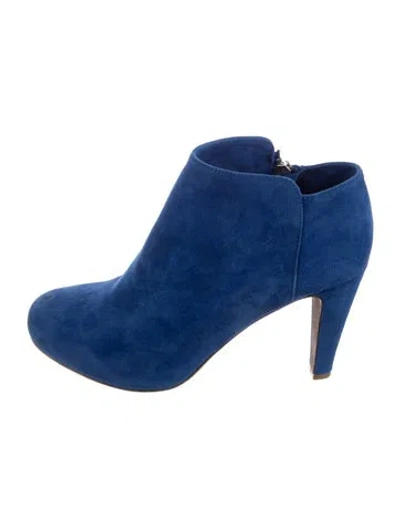 Pre-owned See By Chloé Suede Mules In Blue