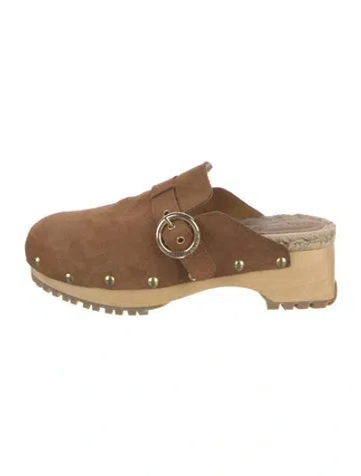 Pre-owned See By Chloé Suede Mules In Brown
