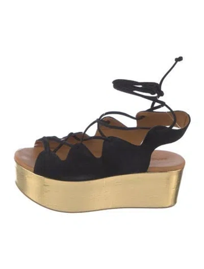 Pre-owned See By Chloé Suede Sandals In Multi