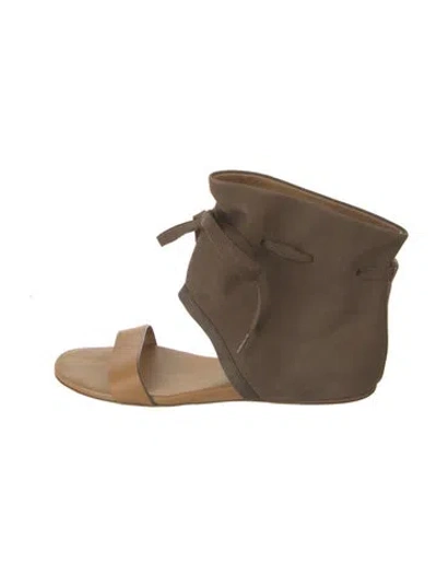 Pre-owned See By Chloé Suede Sandals In Neutrals