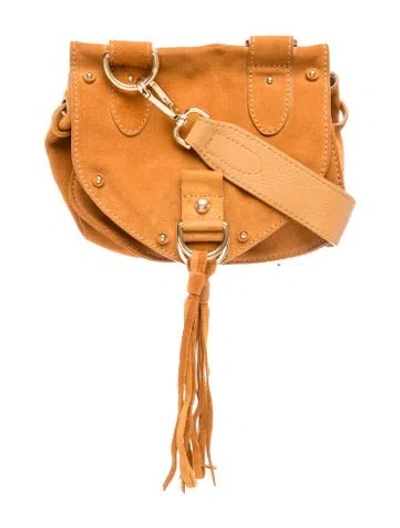 Pre-owned See By Chloé Suede Shoulder Bag In Brown