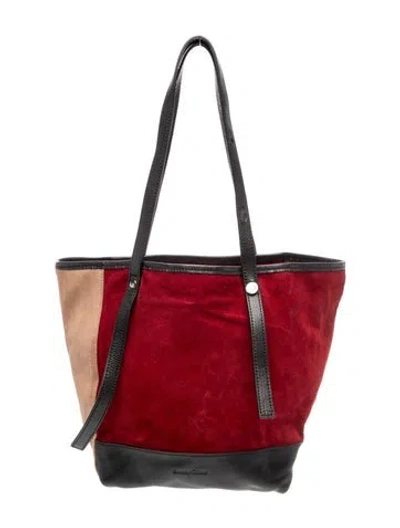 Pre-owned See By Chloé Suede Shoulder Bag In Red