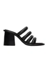 See By Chloé Suzan Logo High-heeled Sandals In Black
