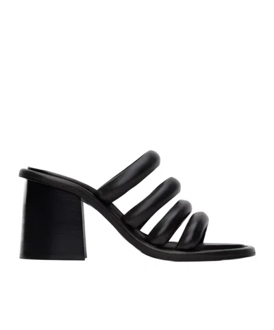 See By Chloé Suzan Logo High-heeled Sandals In Black