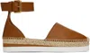 See By Chloé Tan Glyn Espadrilles In 553 Tan