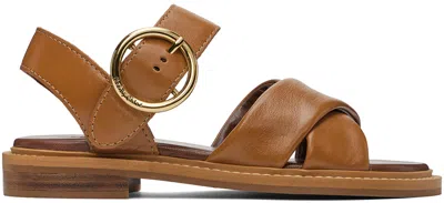 SEE BY CHLOÉ TAN LYNA SANDALS
