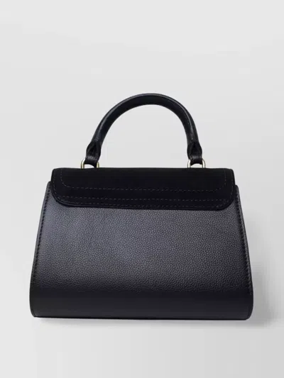 See By Chloé Tote Bag Leather Detachable Strap In Black