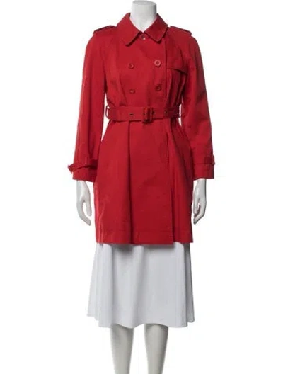 Pre-owned See By Chloé Trench Coat In Red