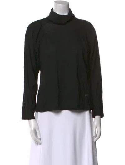 Pre-owned See By Chloé Turtleneck Long Sleeve Sweatshirt In Black