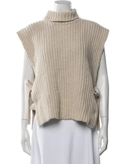 Pre-owned See By Chloé Turtleneck Sweater In Neutral