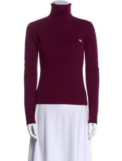 Pre-owned See By Chloé Turtleneck Sweater In Purple