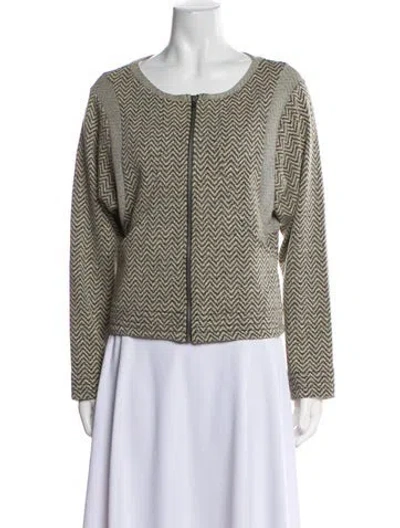 Pre-owned See By Chloé Tweed Pattern Evening Jacket In Neutral