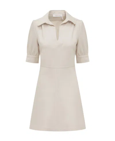 See By Chloé V-neck Minidress In Nude