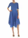 See By Chloé Vestido Midi - Azul In Azul