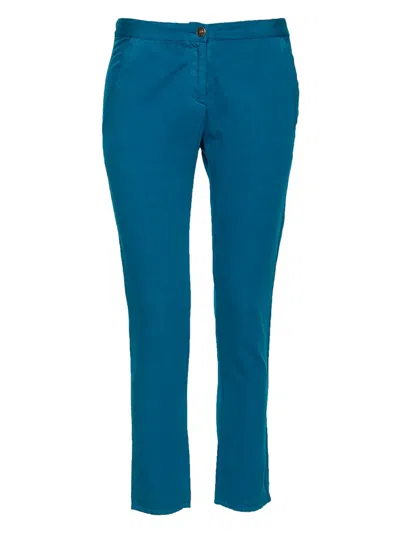 Pre-owned See By Chloé Vintage 2024 Cotton Trousers In Blue