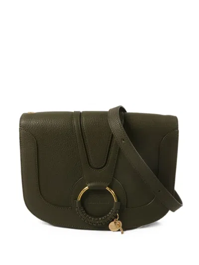 Pre-owned See By Chloé Vintage Hana Leather Shoulder Bag In Green
