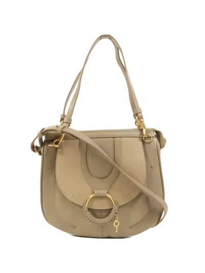 Pre-owned See By Chloé Vintage Hana Shoulder Bag In Neutral