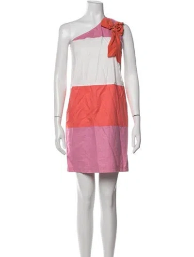 Pre-owned See By Chloé Vintage Mini Dress In Pink/white