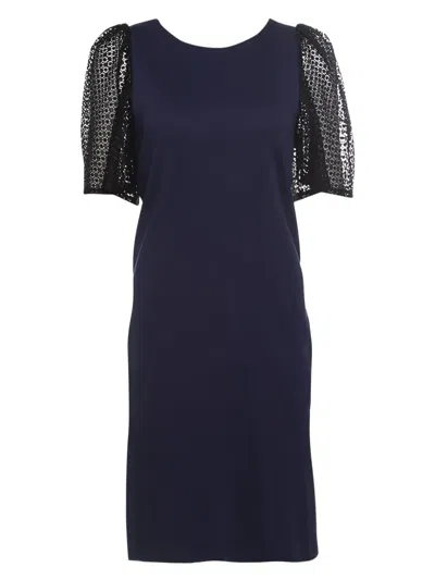 Pre-owned See By Chloé Vintage Puff-sleeve Midi Dress
