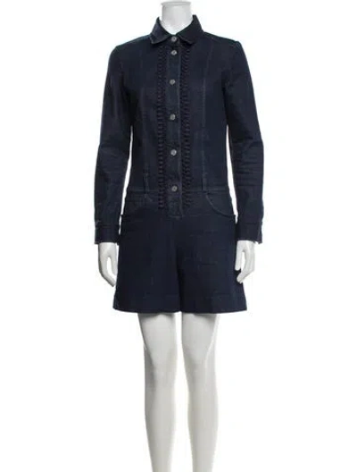 Pre-owned See By Chloé Vintage Romper In Blue