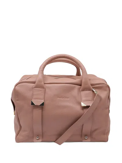 Pre-owned See By Chloé Vintage Top Handle Leather Tote Bag In Neutral