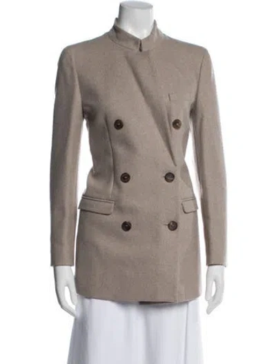 Pre-owned See By Chloé Virgin Wool Blazer In Neutral