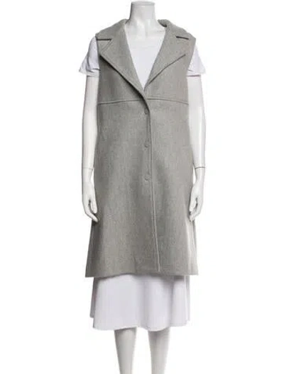 Pre-owned See By Chloé Virgin Wool Coat In Grey