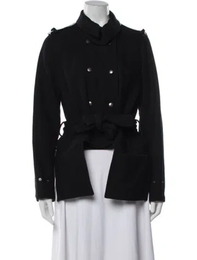 Pre-owned See By Chloé Virgin Wool Jacket In Black