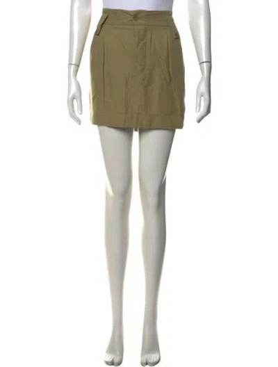 Pre-owned See By Chloé Virgin Wool Mini Skirt In Neutrals