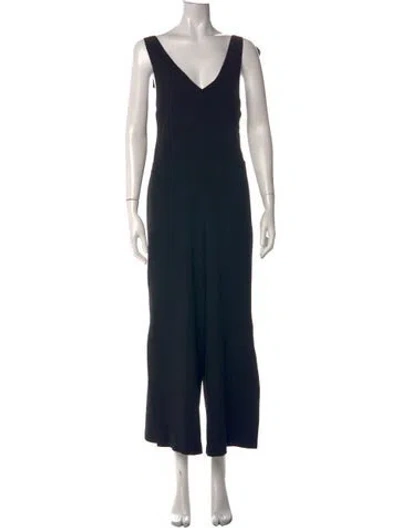 Pre-owned See By Chloé V-neck Jumpsuit In Black