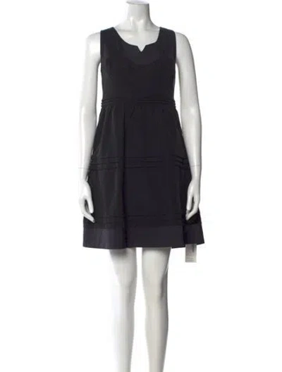 Pre-owned See By Chloé V-neck Mini Dress In Black