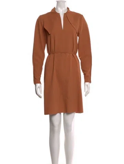 Pre-owned See By Chloé V-neck Mini Dress In Neutral