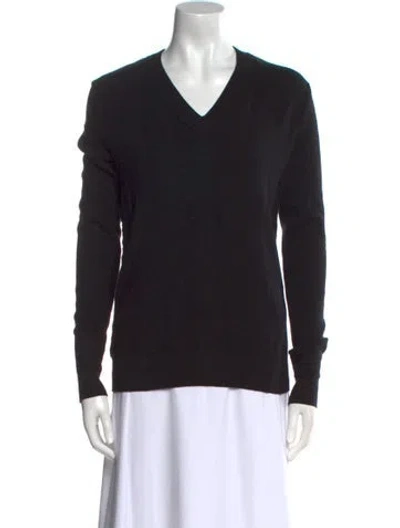 Pre-owned See By Chloé V-neck Sweater In Black