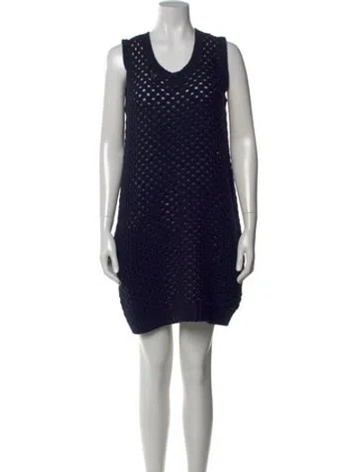 Pre-owned See By Chloé V-neck Sweater In Black
