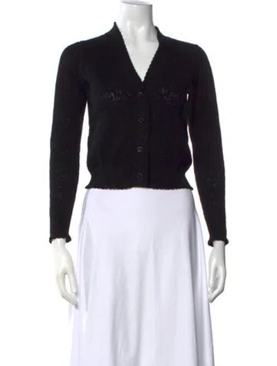 Pre-owned See By Chloé V-neck Sweater In Blue