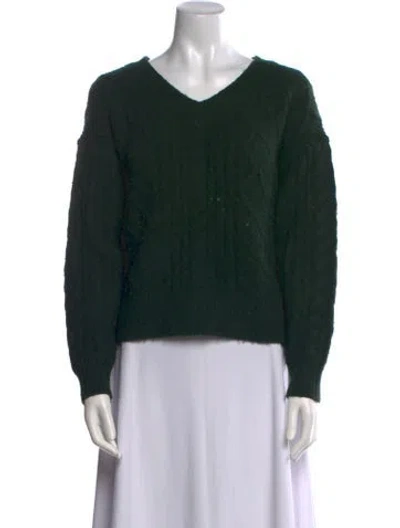 Pre-owned See By Chloé V-neck Sweater In Green
