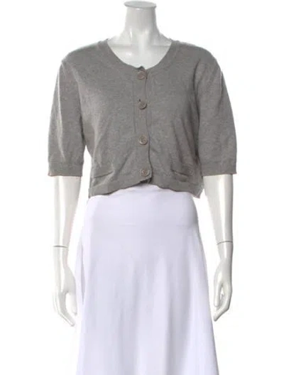 Pre-owned See By Chloé V-neck Sweater In Grey