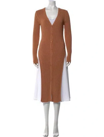 Pre-owned See By Chloé V-neck Sweater In Neutral