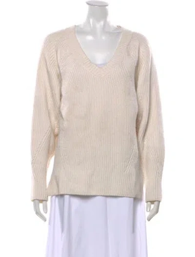 Pre-owned See By Chloé V-neck Sweater In Neutrals