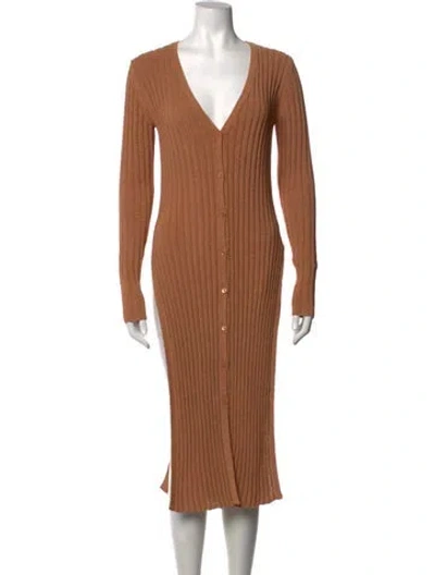 Pre-owned See By Chloé V-neck Sweater In Neutrals
