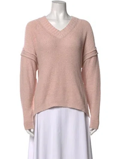 Pre-owned See By Chloé V-neck Sweater In Pink