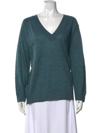Pre-owned See By Chloé V-neck Sweater W/ Tags In Blue