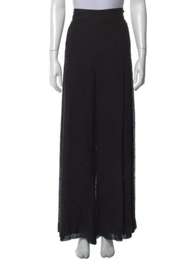 Pre-owned See By Chloé Wide Leg Pants In Black