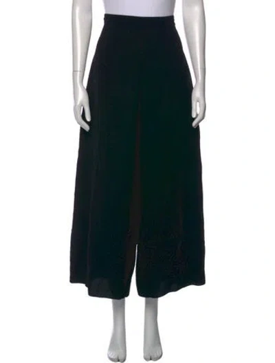 Pre-owned See By Chloé Wide Leg Pants In Black