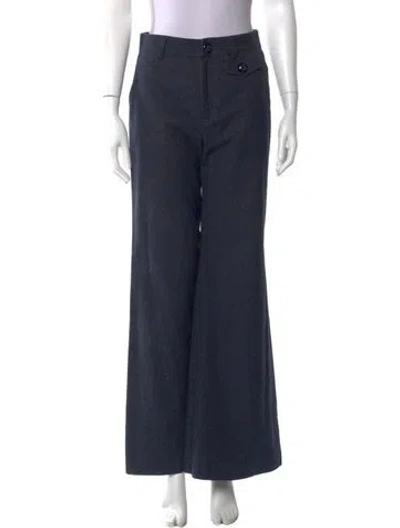Pre-owned See By Chloé Wide Leg Pants In Blue