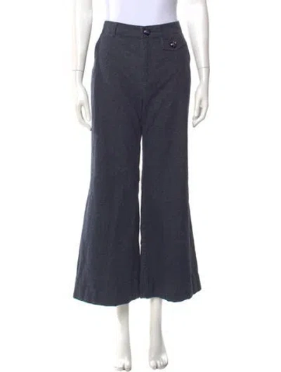 Pre-owned See By Chloé Wide Leg Pants In Blue